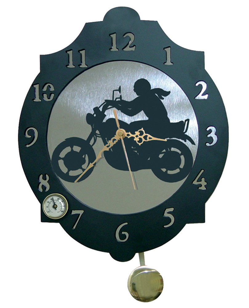 Montre Moto Imex El Zorro 11320 horloge murale en fer forgé