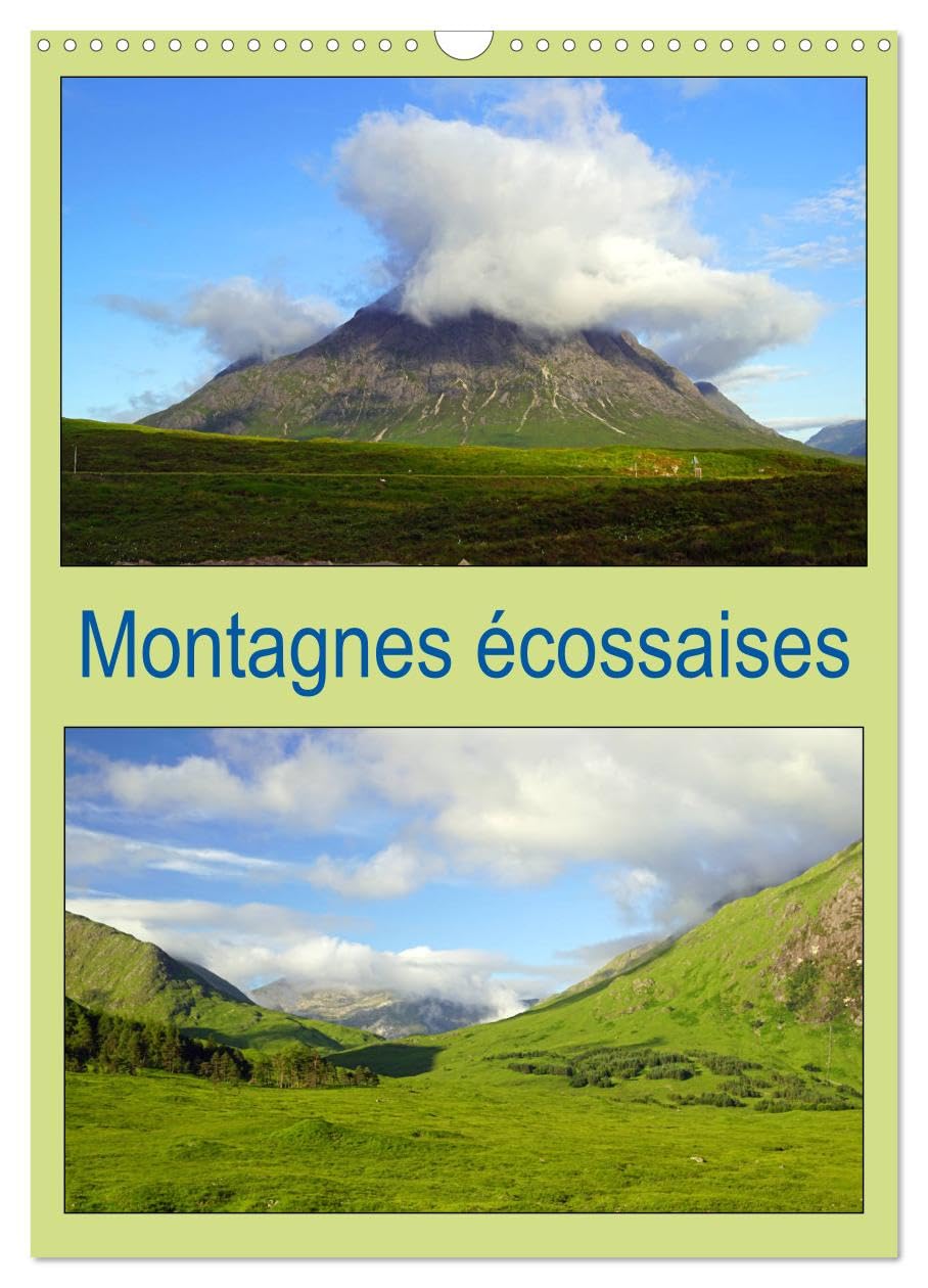 Montagnes écossaises (Calendrier mural 2024 DIN A3 horizontal), CALVENDO calendrier mensuel: L'Écosse est un paradis p