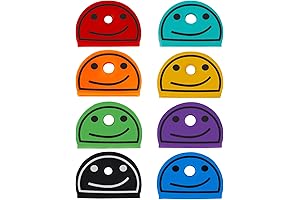 Uniclife Color-Coded Key Markers with Smiley Faces for Easy Key Identification