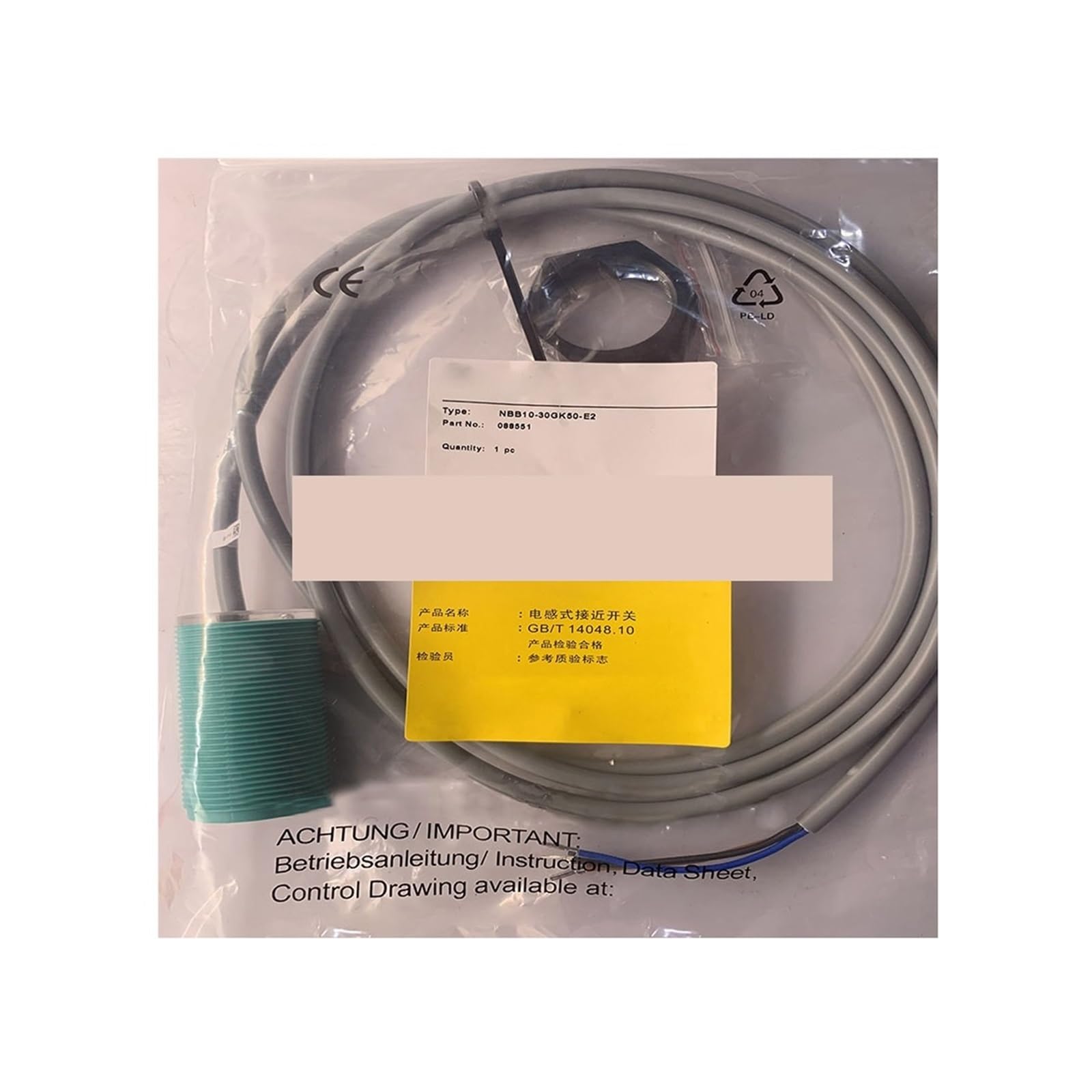 Détecteur NBB10-30GK50-E2 capteur de proximité inductif cylindrique pour automatisme
