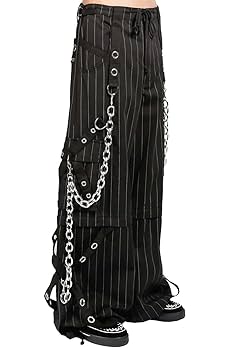 Amazon.com: Tripp NYC Power Chain Pants [PINSTRIPE] XXS