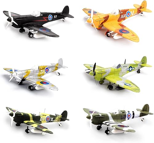 ViiKONDO Kit de construcción de aviones militares de la Segunda Guerra Mundial 148 de 148 de Reino Unido Supermarine Spitfire Fighter British