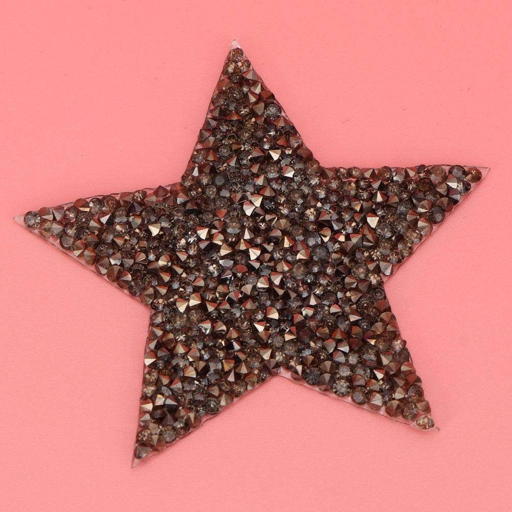 Brillabenny Toppa Patch Strass Orso Orsetto Teddy Bear Termoadesiva Cristallo Applicazione Ricamata Adesiva da Stirare Rhinestone