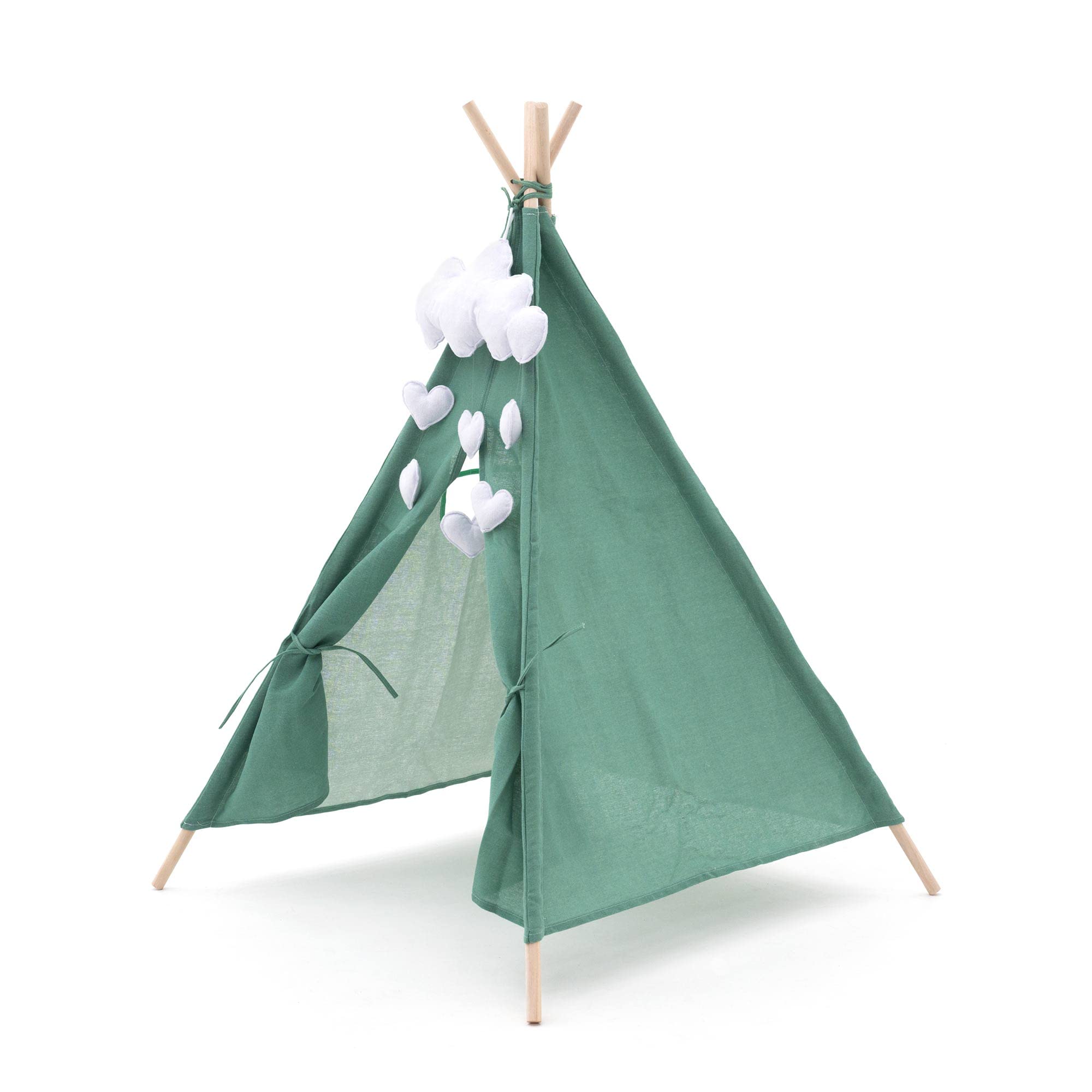 tipi zelt 80x80 Montesori Robincool Kaplana, 80 x 80 x 110 cm, faltbar, Innen- und Außenbereich, aus grünem Stoff Festivals & Holidays So sind sie auch Big Time – Analog/Digital Size:M (Riders 5'6