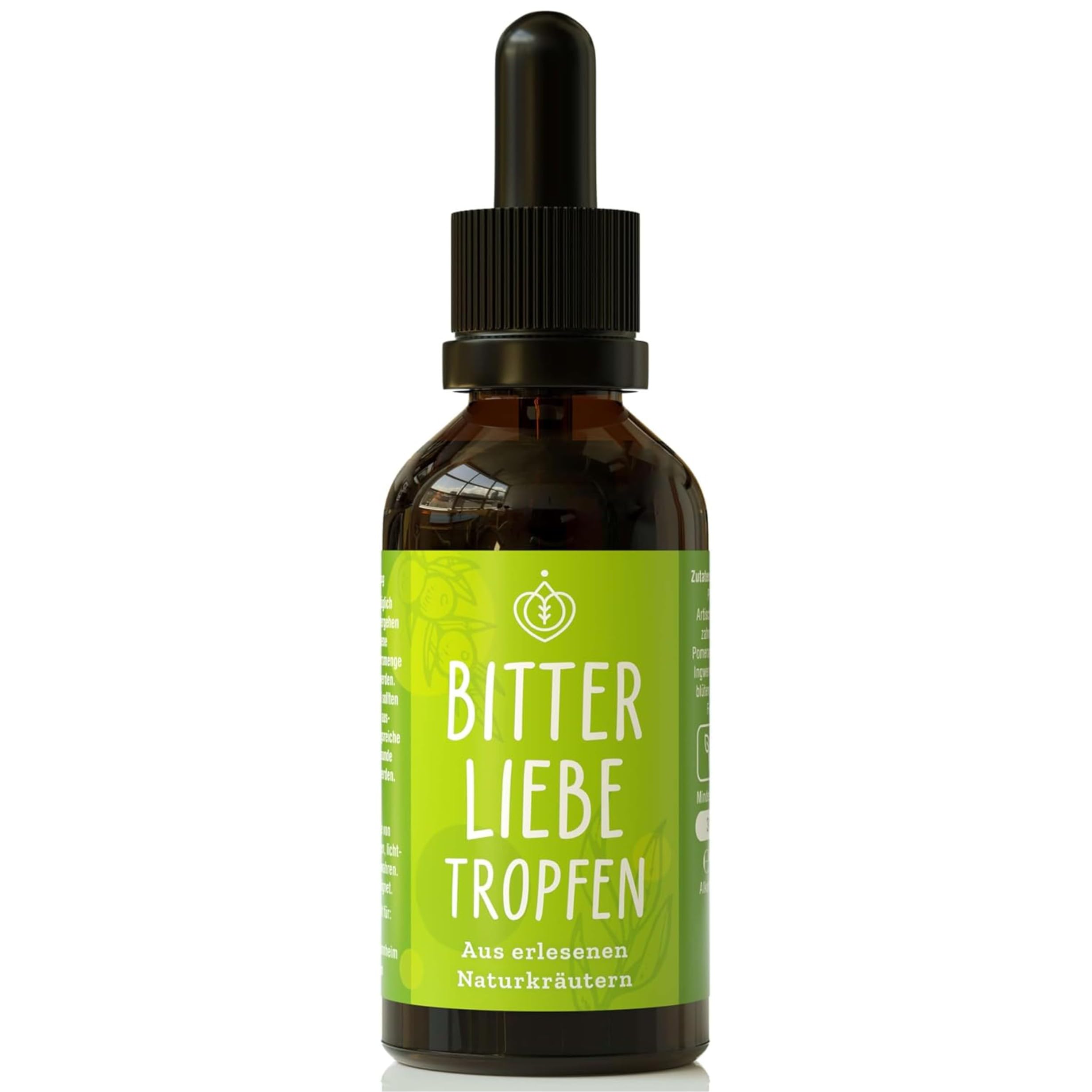 BitterLiebe bitter drops 50ml inspired by Maria Treben I Digestive Bitters tincture I herbal bitters, gentian, digestion