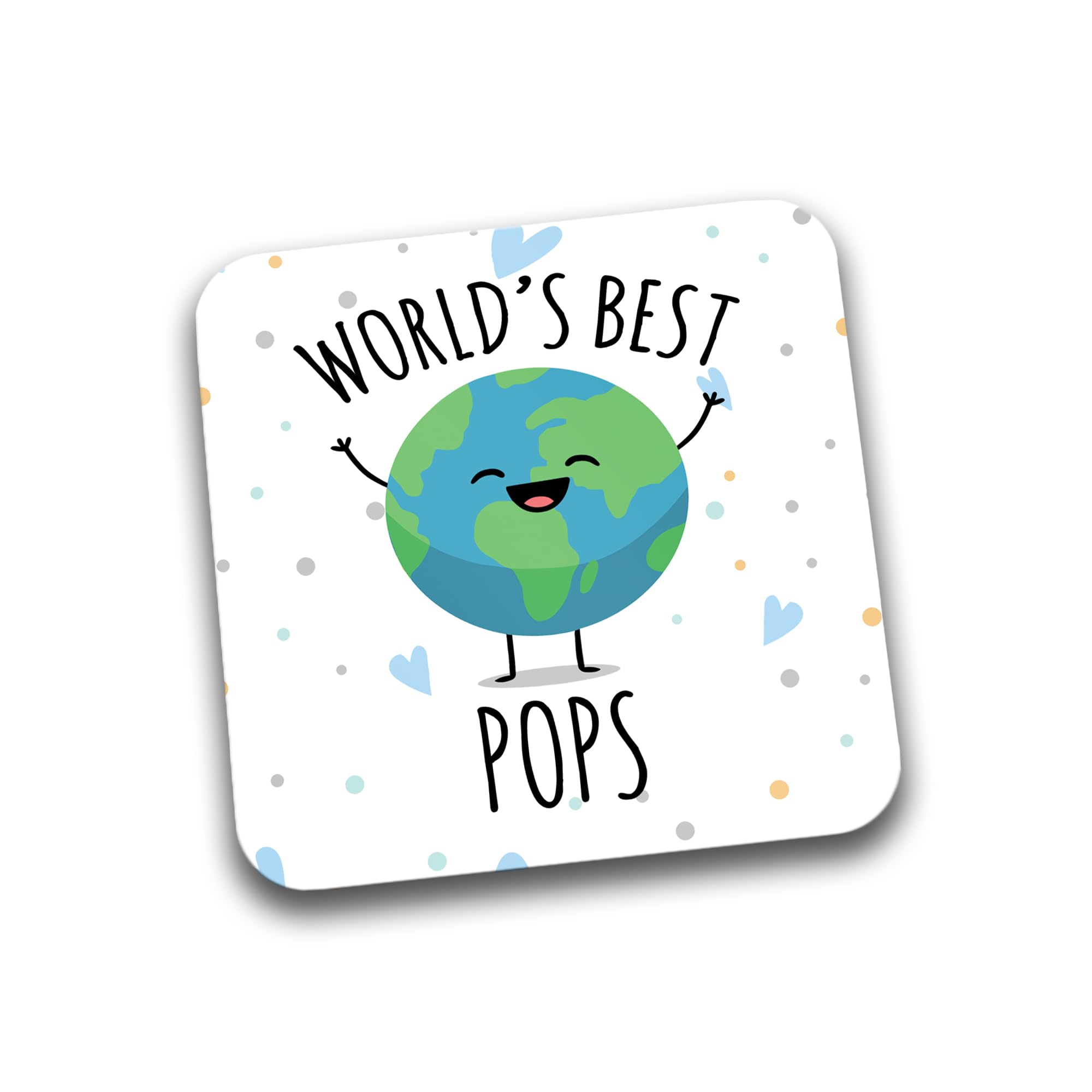 Rib Ticklerz Multicolour - Funny Coasters World's Best Pops For Him Birthday Dad Daddy Coffee Mug Coaster Husband Boyfriend Present - Dc200