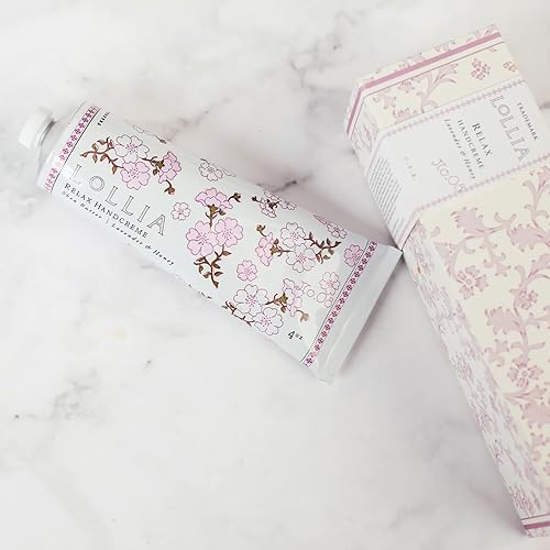 Vista 26 de LOLLIA Handcreme, 4 onzas de crema de manos perfumada Wish para mujeres, loción hidratante de manos para manos secas, manteca de karité y manteca