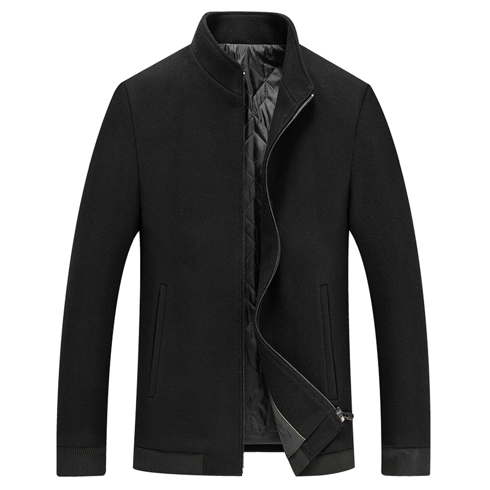Générique Veste Homme Hiver Chaud Mi Saison Vestes D'extérieur Légères Léger Veste D'automne Coupe Vent D'extérieur Bomber Vacances D’automne Et D’hiver Randonnée