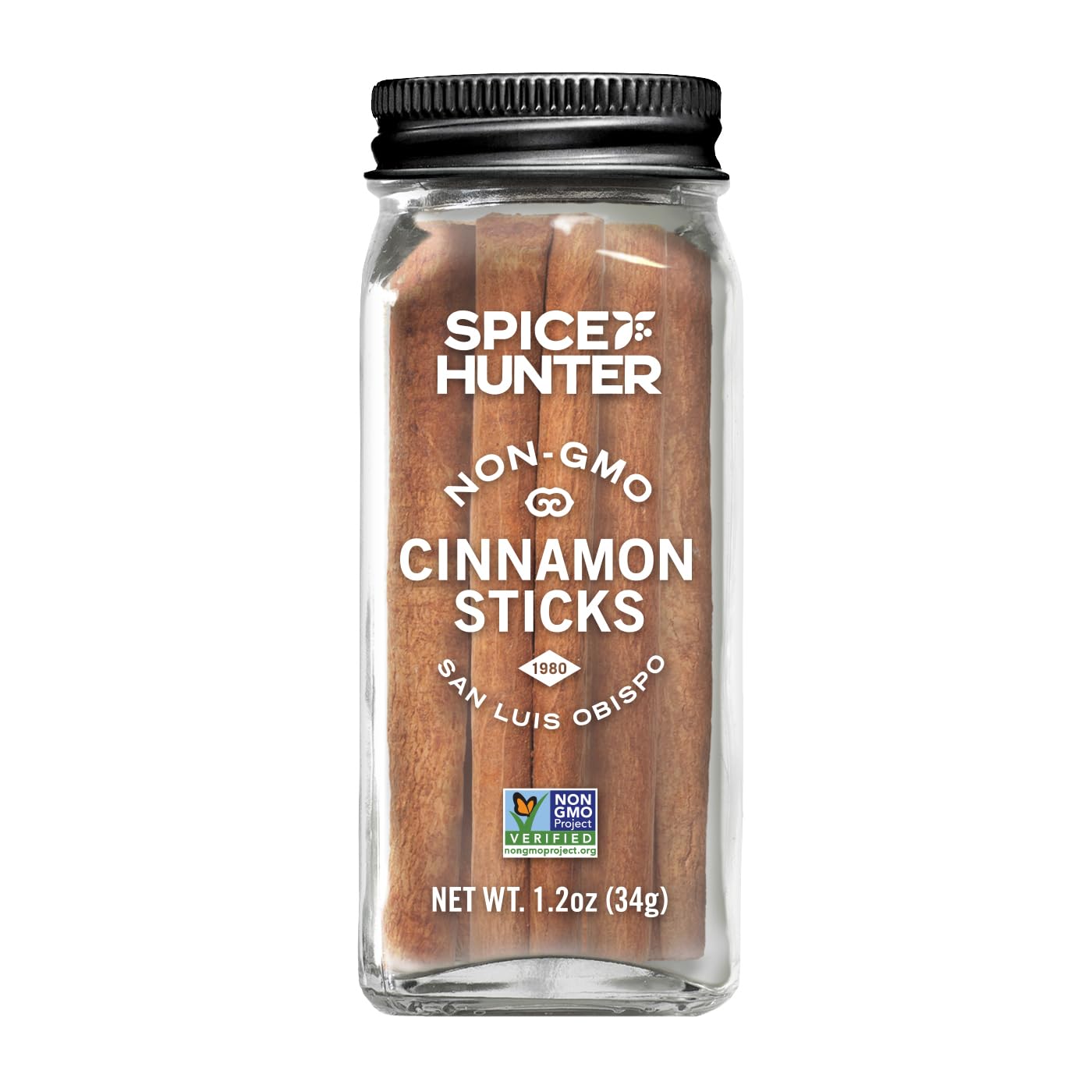 The Spice Hunter Indonesian Cinnamon Sticks, 1.2 oz. jar