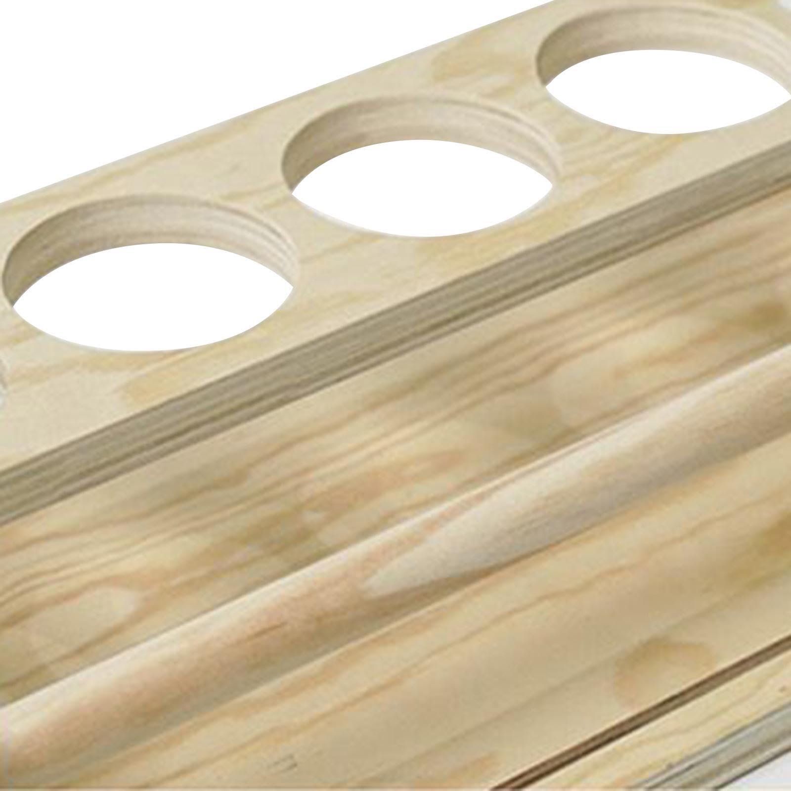TWISAXC Vielseitiger Bastelpapierrollenhalter, robuste Tischstaffelei aus Holz, Mal und Bastelbedarf für Kinder, Wanddekoration, Geschenkpapierrollenspender