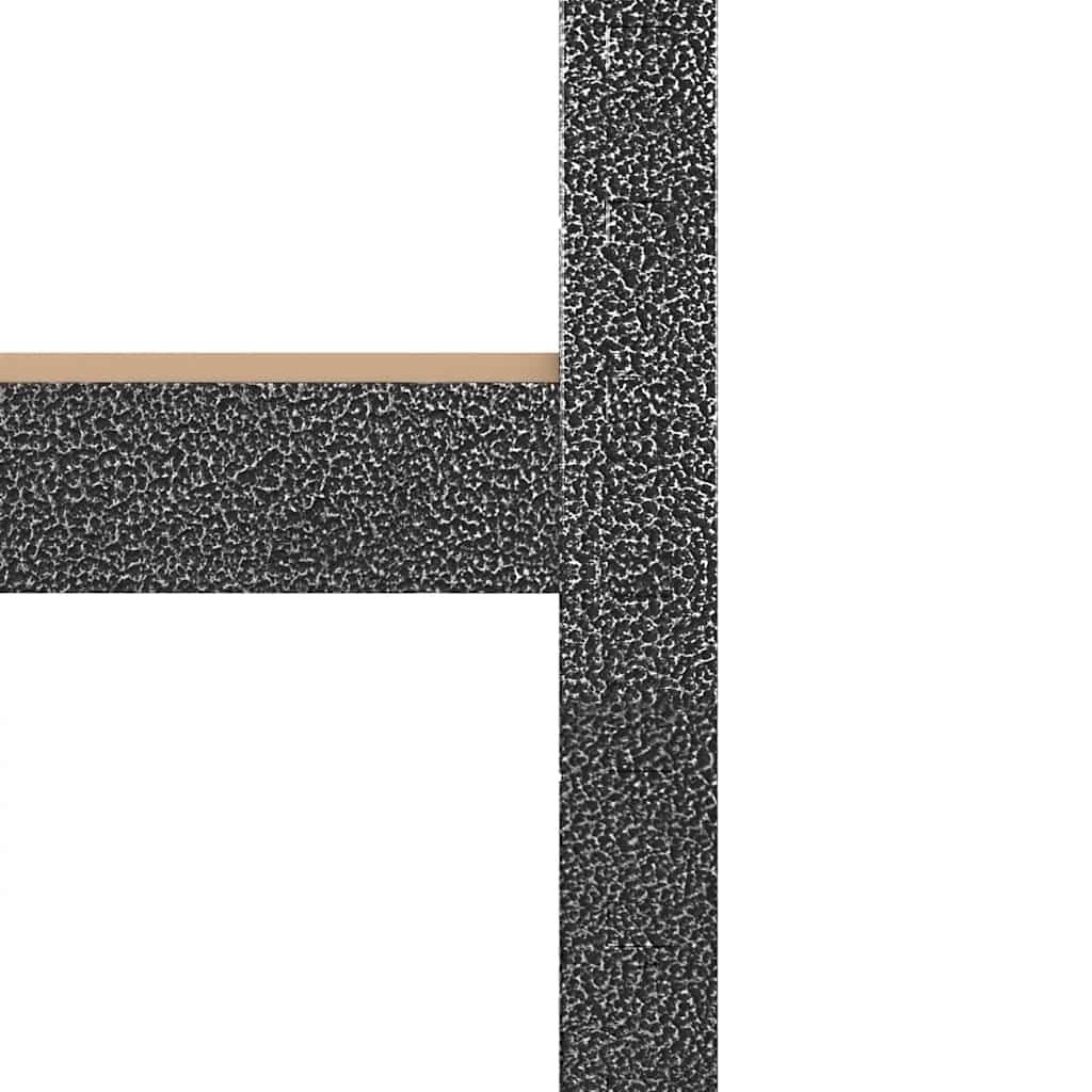 Générique Étagère d'angle 5 Niveaux Gris Acier et Bois d'ingénierie,Entreprise & Industrie,Stockage Industriel,Étagères industrielles,152881