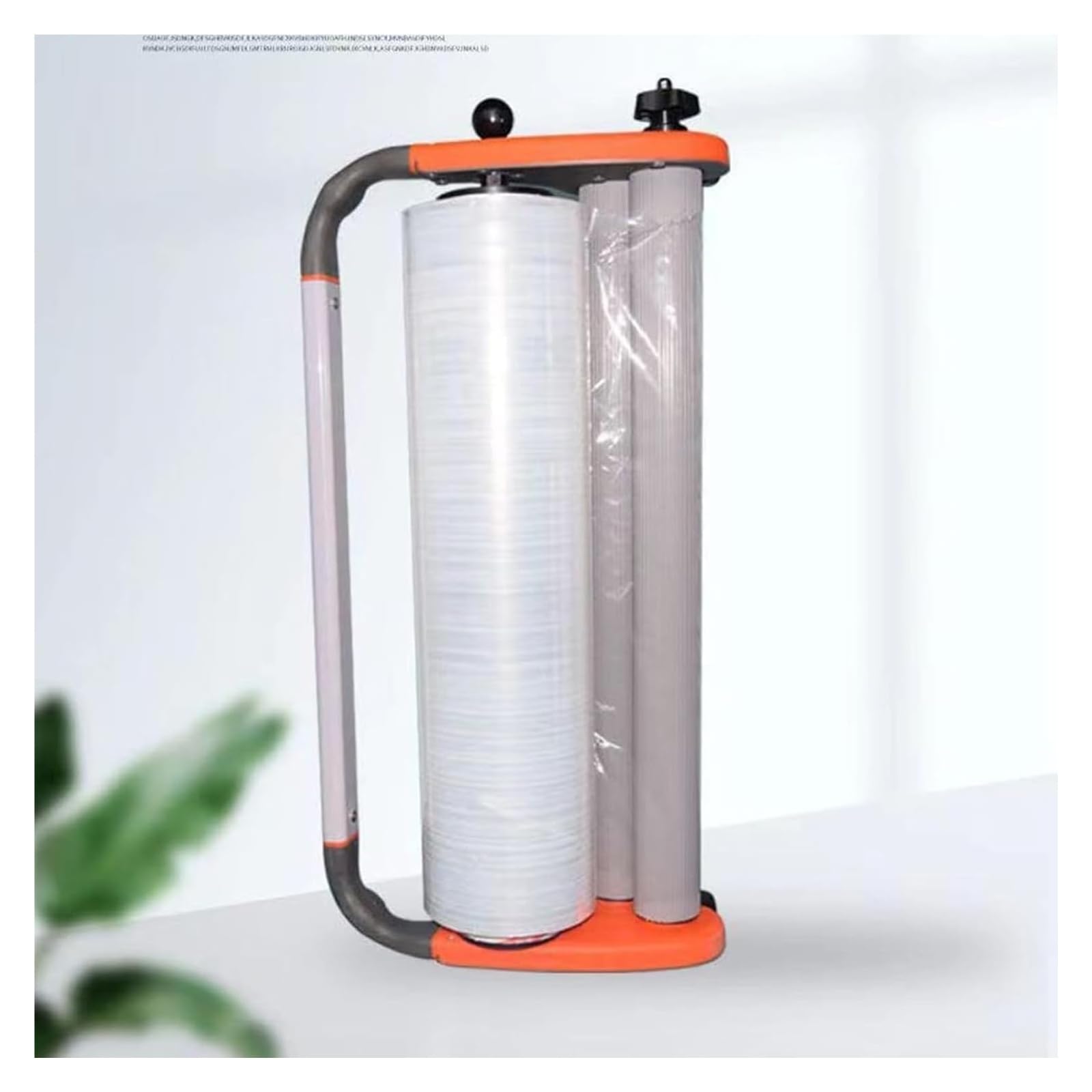 Distributeur de film étirable – Machine d'emballage manuelle avec civière de film pour un emballage efficace