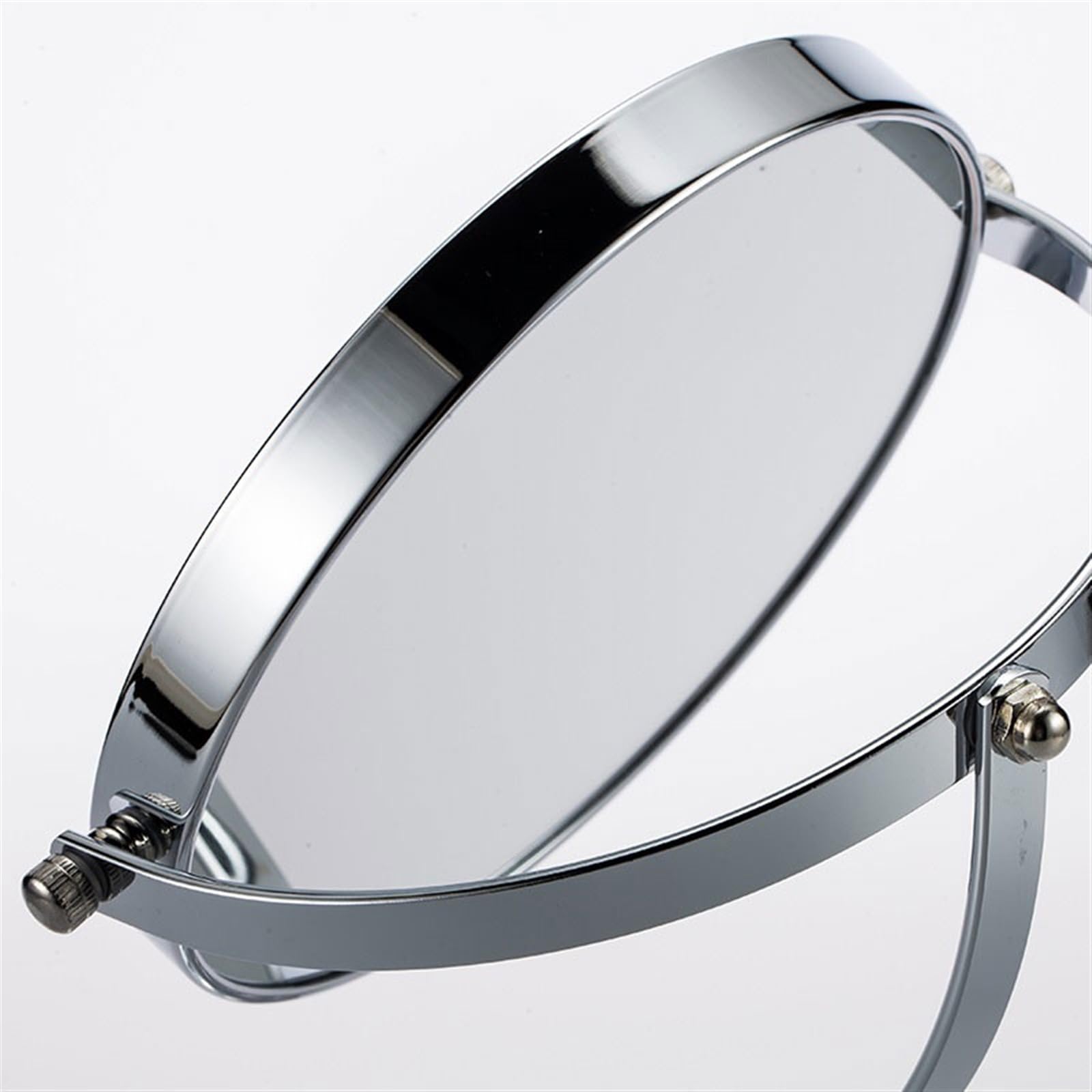 Specchio da Trucco Comò Grande specchio for il trucco Specchio rotondo bifacciale alla moda Specchio girevole da tavolo creativo Specchio Cosmetico (Size : Plane Mirror+Magnifying Mirror)