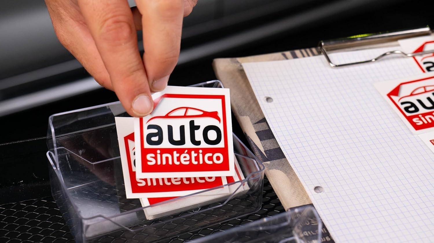 Autodomy Tarjetas Cambio Aceite Coche para Cristal Horizontal 6x5cm Personalizables | Set Pegatinas Adhesivas Mantenimiento Coche Impermeables Ideal (Cristal)