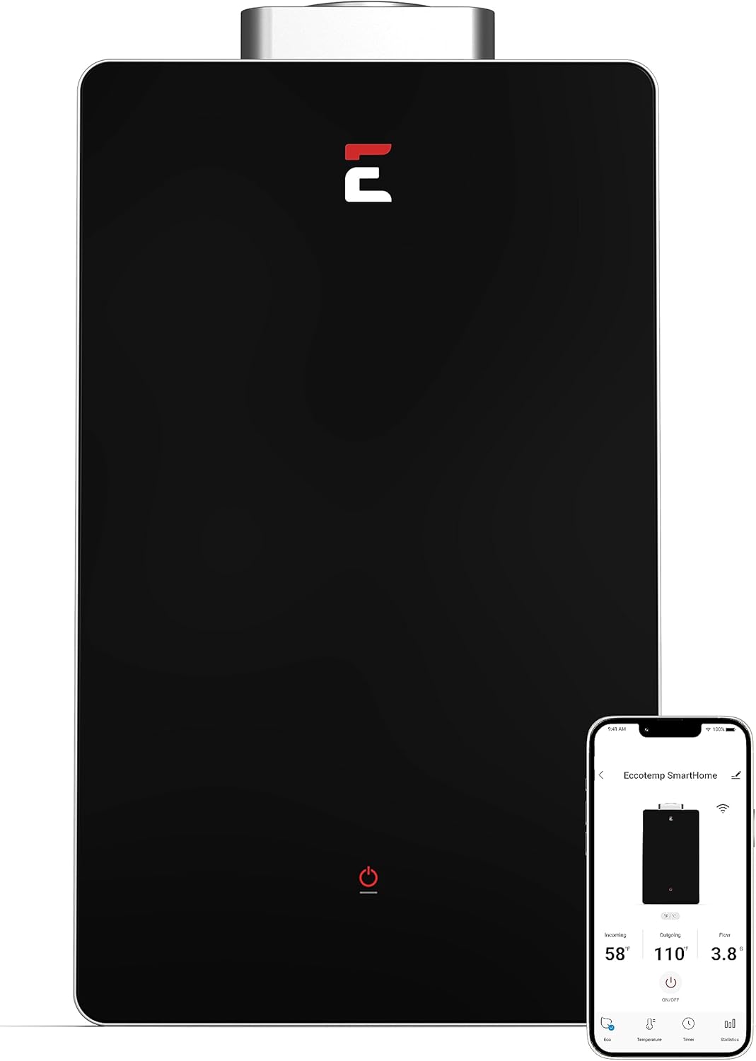 Eccotemp SMARTHOME Indoor 6.8 GPM Natural Gas Tankless Water Heater