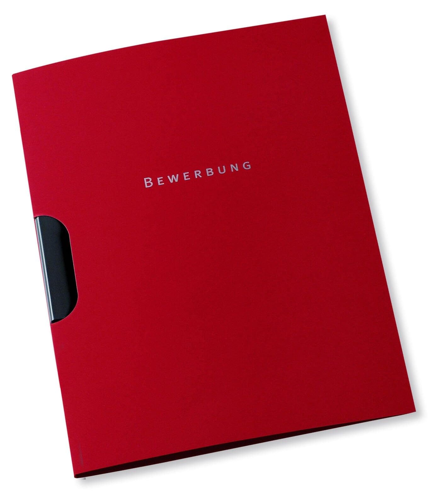 Elba 100421008 "​clip-​fix" Bewerbungsmappe job-​excellent, bordeaux, 10 Pezzi