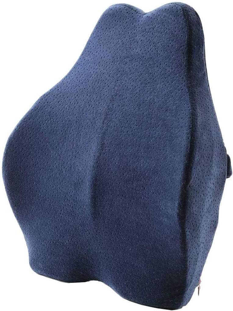 JSEIAJB Car Lumbar Pillow - Waist Back Memory Foam Pillow Pillow Car Seat Pillow(D)