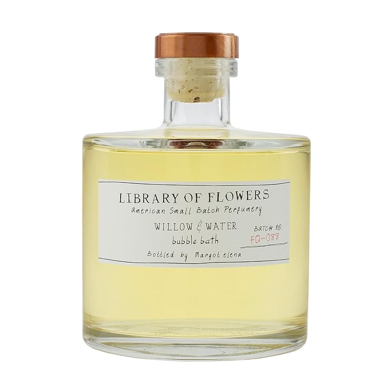 Library of Flowers Willow & Water Espuma para Banho, 510 mL