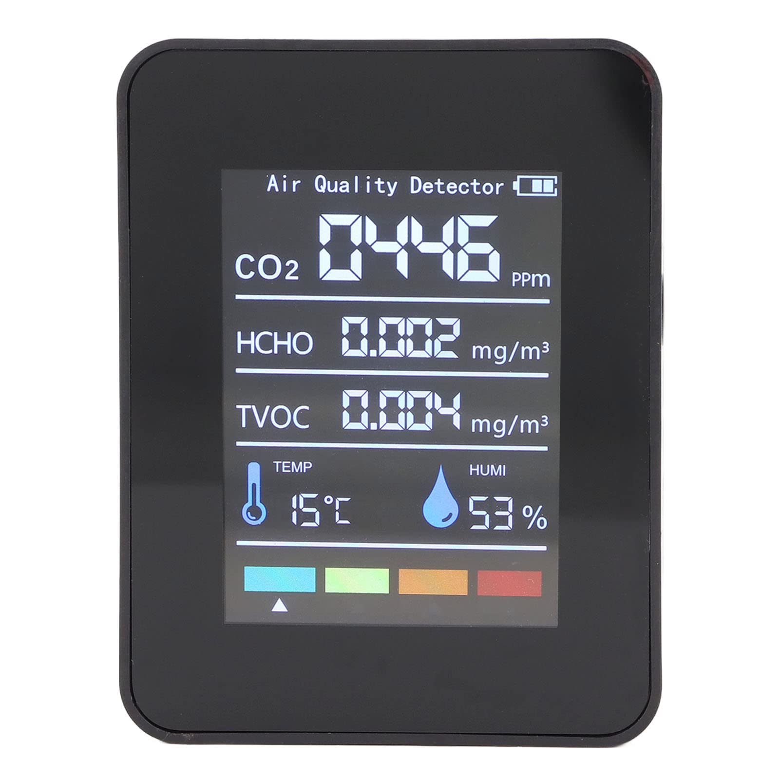 Monitor Jakości Powietrza z Detektorem CO2 na Podczerwień, Miernik Temperatury i Wilgotności dla Domu, Sadzenia, Roślin, Monitoringu Wewnętrznego, Precyzyjny