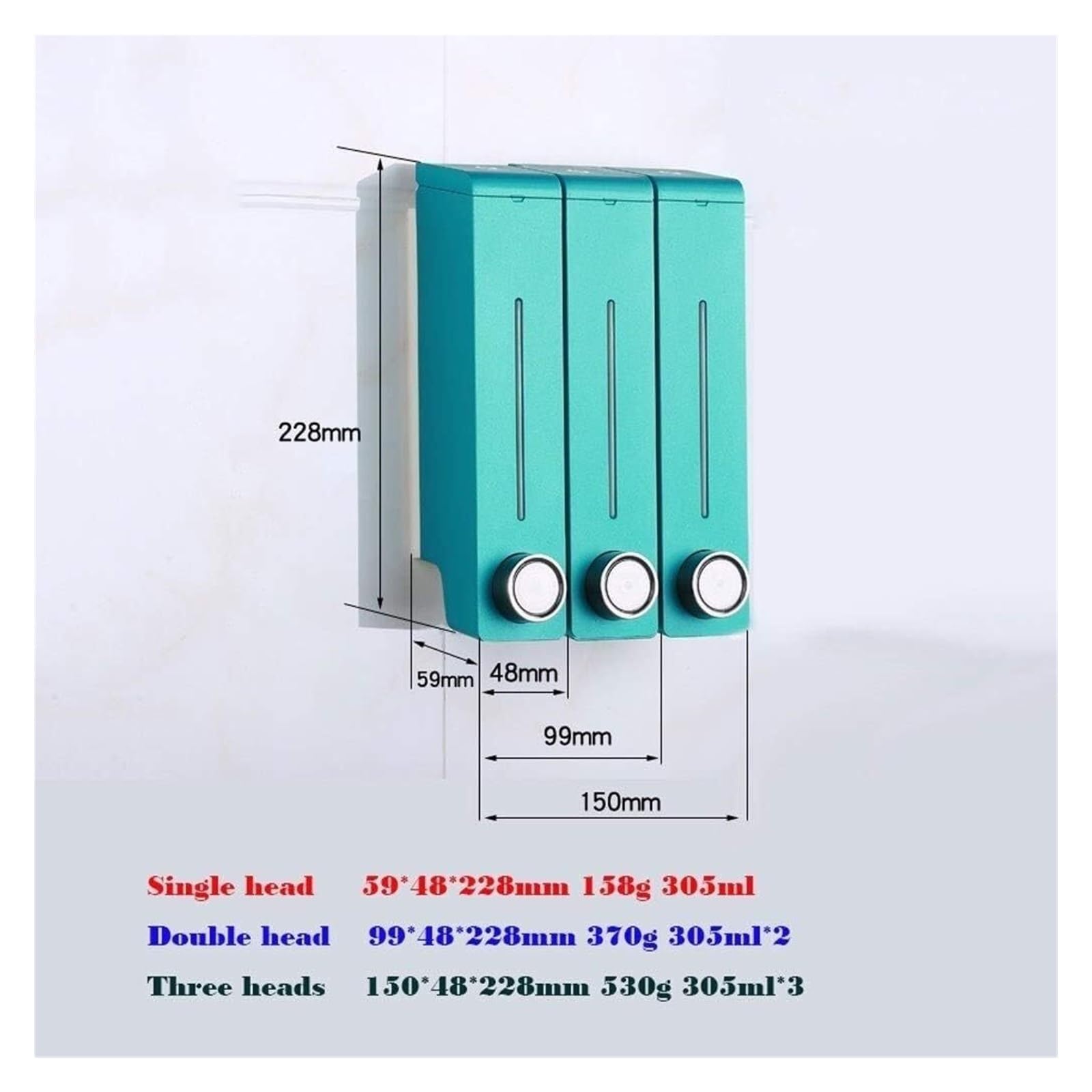 Dispensador De Jabón De Cerámica, Botella De Loción Recargable, Dispensador De Jabón Botella De Jabón De Pared Baño Doméstico Cocina Botella De Jabón De Manos Dispensador De Líquido Recargable (Color
