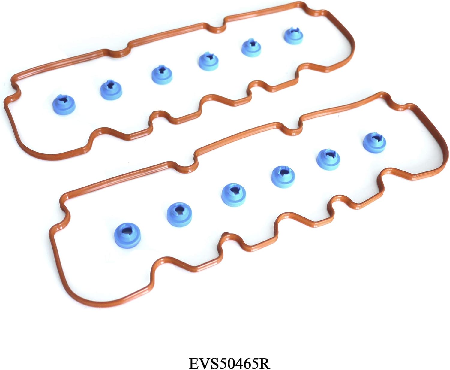 Engine Valve Cover Gasket Compatible with Buick & Chevrolet & Oldsmobile & Pontiac Model Park Avenue & Regal & Riviera & Impala & LSS & Grand Prix with Engine Base 3.8L V6 (Rep# VS50465R) - EVS50465R