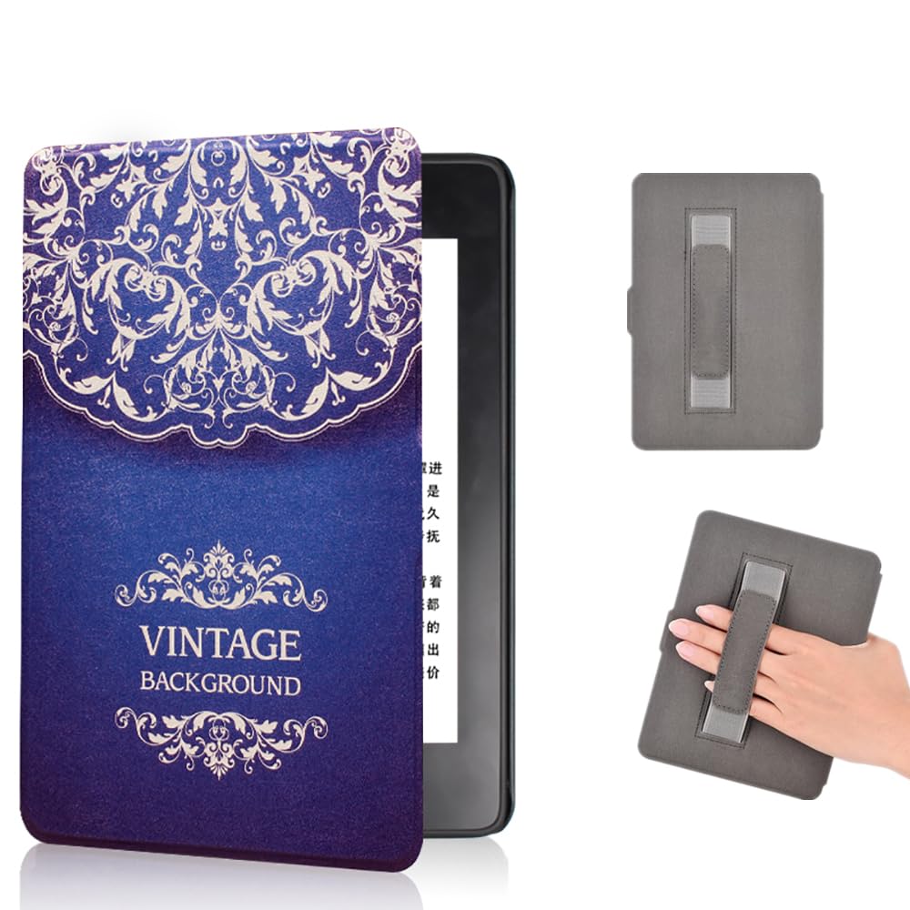 Funda para 6" Kindle (11.ª Generación - 2022) - PU de Primera Calidad Estuche con Correa de Mano y Automática Reposo/Activación Función(Modelo: C2V2L3) — view 27
