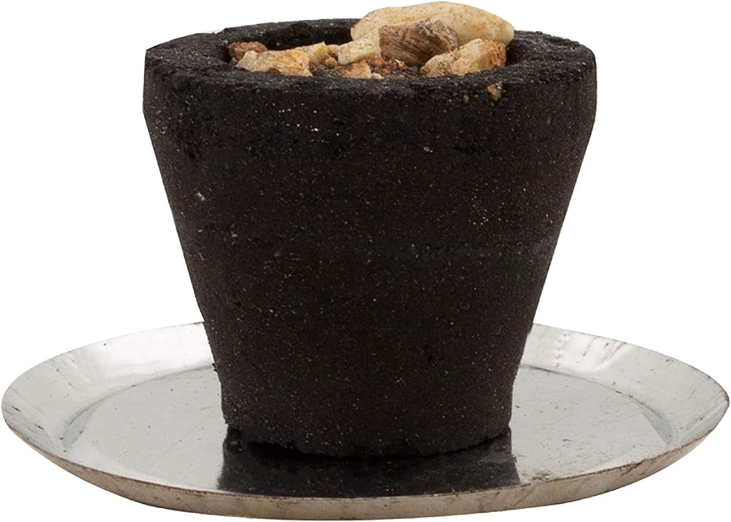 Albert Sign Sambrani Loban Dhoop Guggal Incense Cup Black, 1.5x1.5 Inch (Pack of 6 Cups)