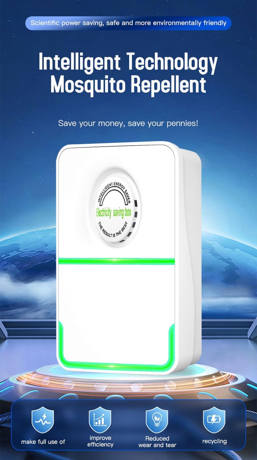 Inteligentne Urządzenie Oszczędzające Energię Esaver Watt Urządzenie Oszczędzające Energię W Domu Urządzenia Energooszczędne Odpowiednie Do Rynku Biurowego(6pcs)