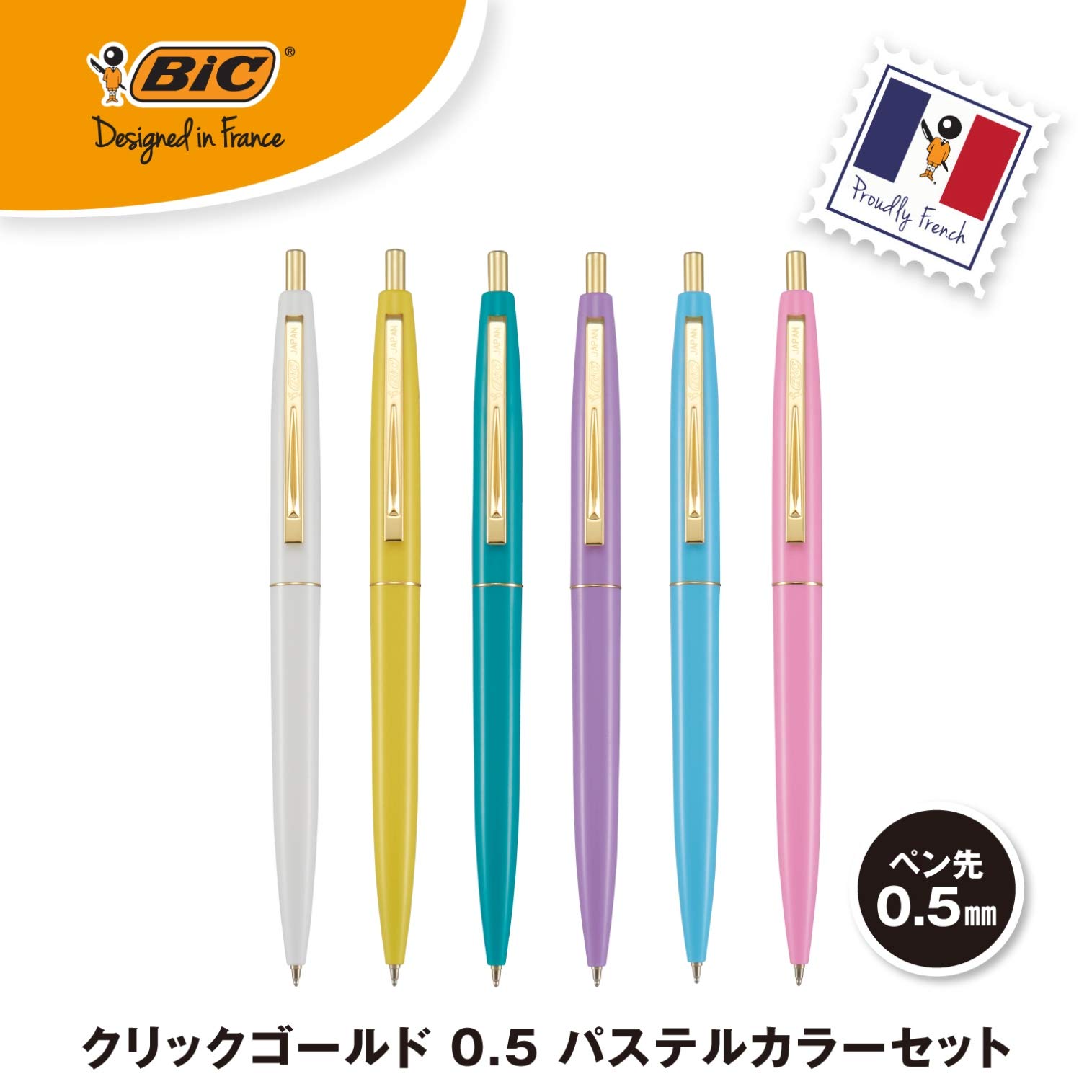 Amazon | Bicジャパン ビック(Bic) ボールペン クリックゴールド