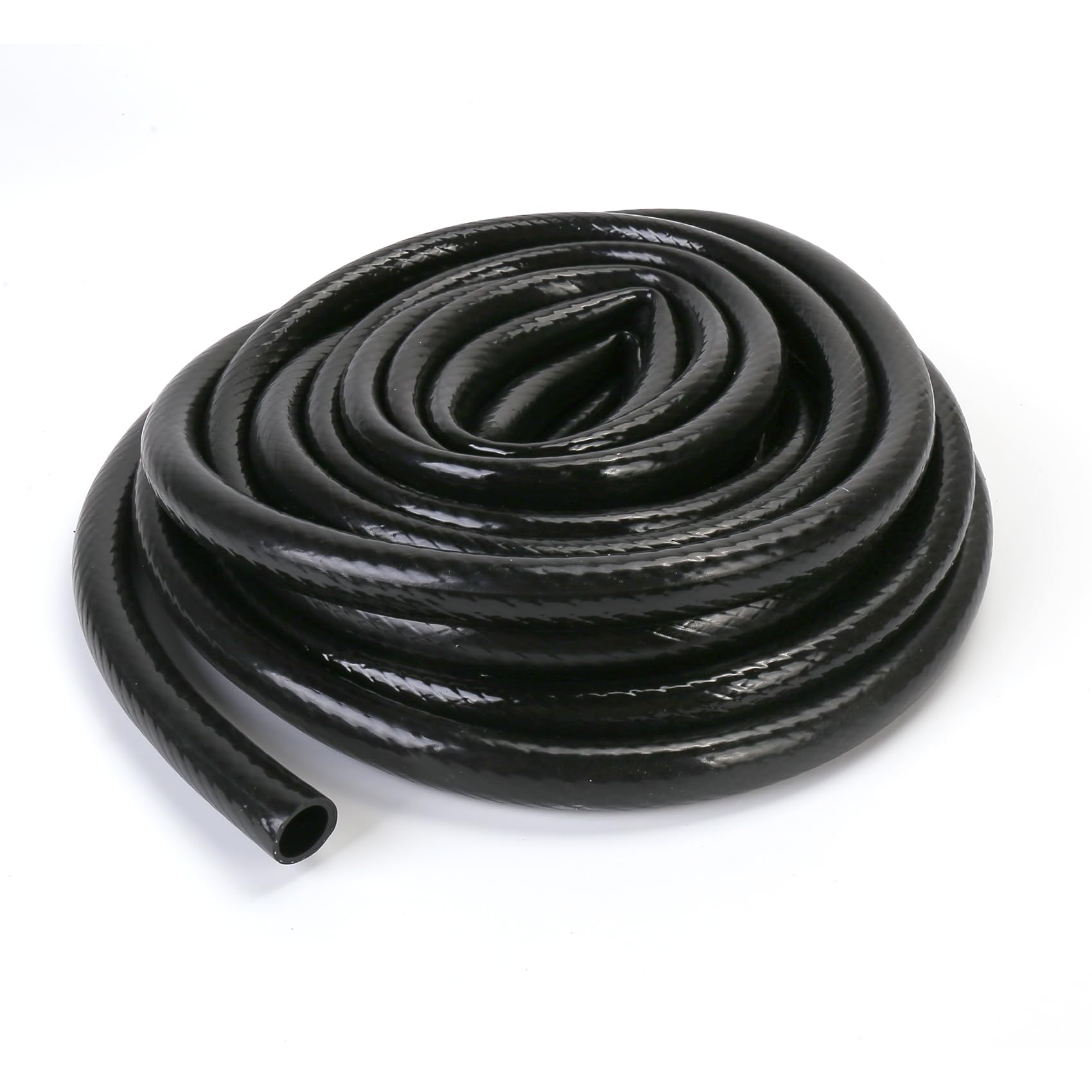 Tubo di irrigazione da giardino, tubo di distribuzione vuoto da 1,2 cm, tubo flessibile da 15,2 m, sistema di irrigazione automatico a goccia per giardino, serra, fiori, patio, prato (15 m)