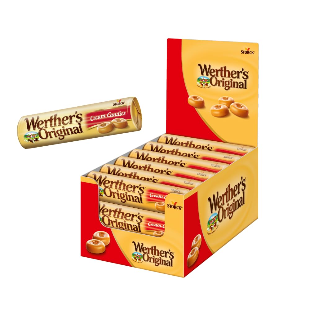 Werther's Original Caramelos Toffee de Mantequilla y Nata Fresca Pack 24 x 50 g