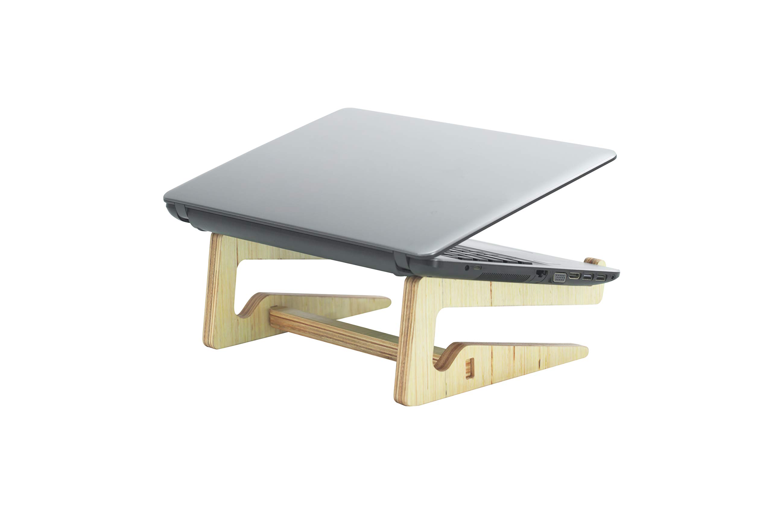 Solid Elements- Portable Wooden Laptop Stand