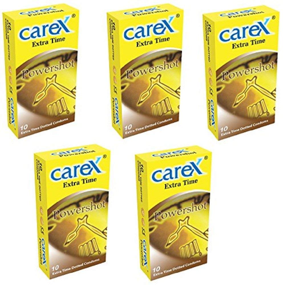 Carex Condoms Powershot Pack of 10 X 5