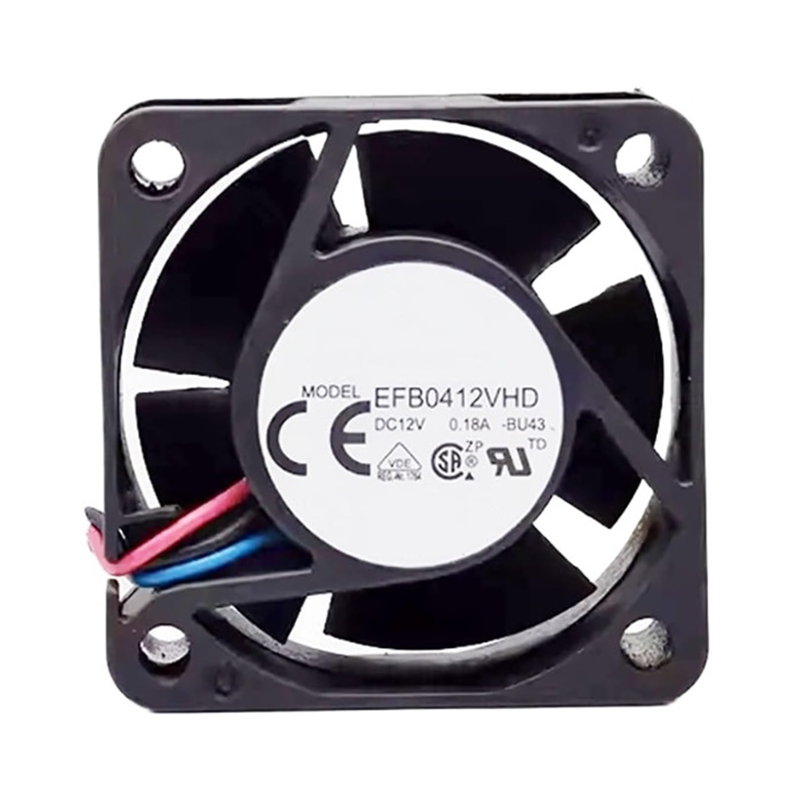 YLPWKMVZ Axial flow fan EFB0412VHD 12VDC 0.18A 40 * 40 * 20MM