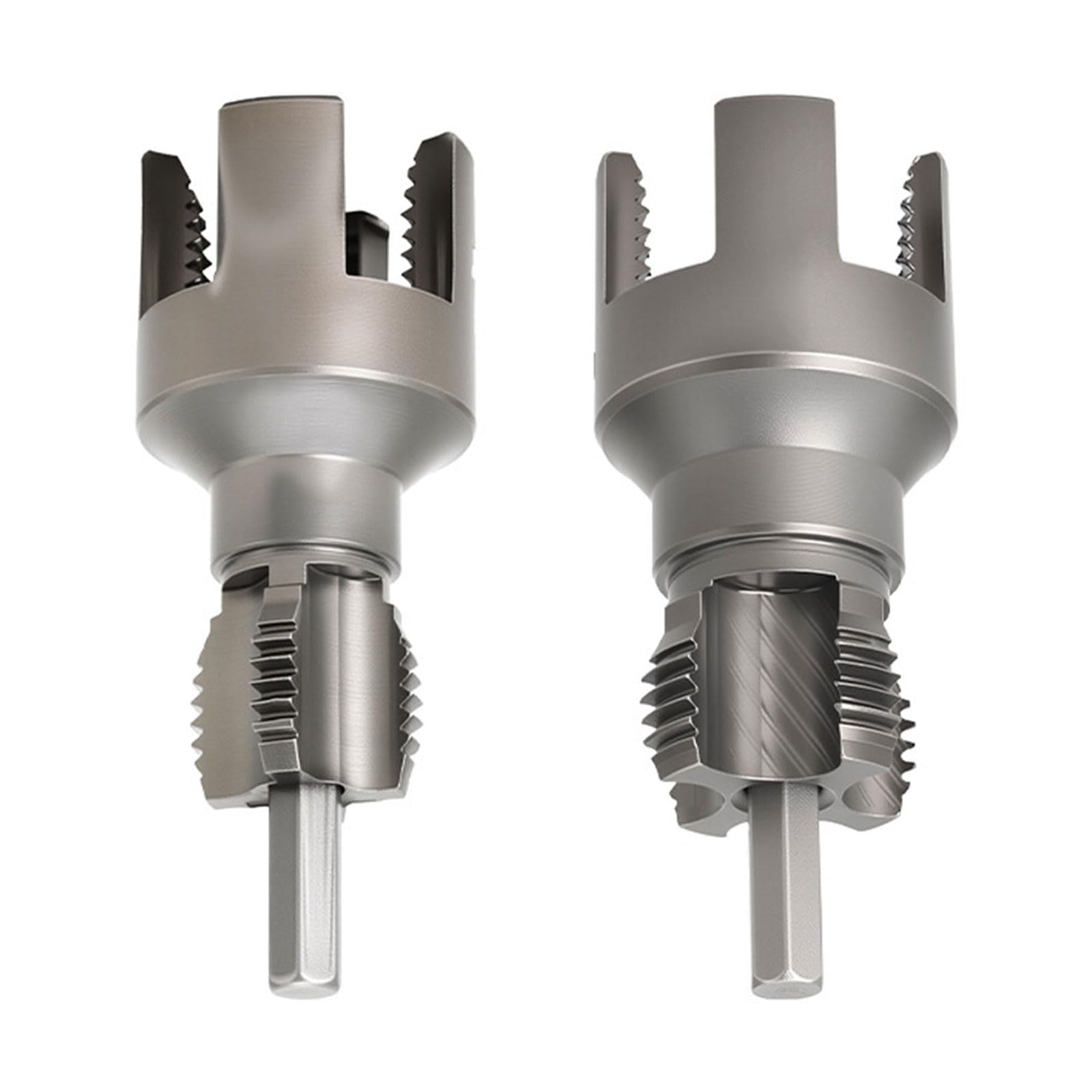 Hsioluted Men's 2Pcs 20Mm 25Mm Internal Water Pipe Tap Die Integrated Die Pipe Thread Cutter For Power Drill 1/2" 3/4" Plumbing Projects Water Thread Cutter