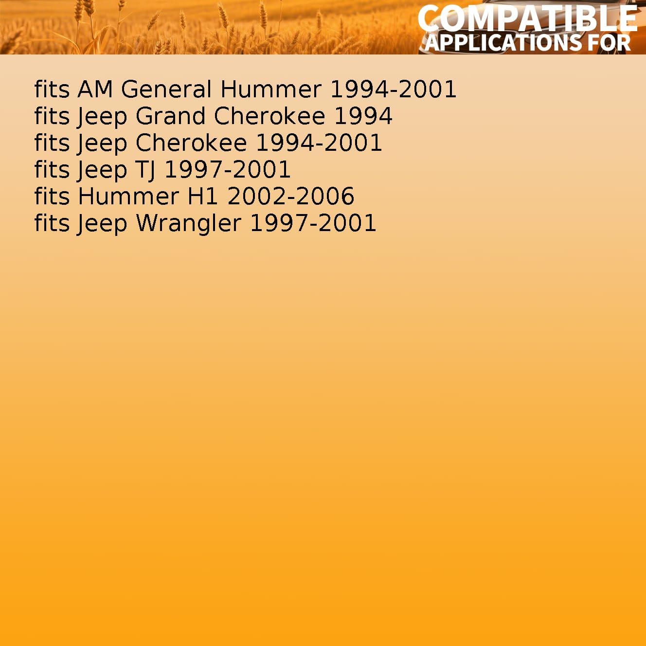 1 Pcs Transfer Case Output Shaft Seal Rear fits Jeep Grand Cherokee Wrangler TJ 1994-2001 fits AM General Hummer 1994-2001 fits Hummer H1 2002-2006 Replacement 04798117, 4798117