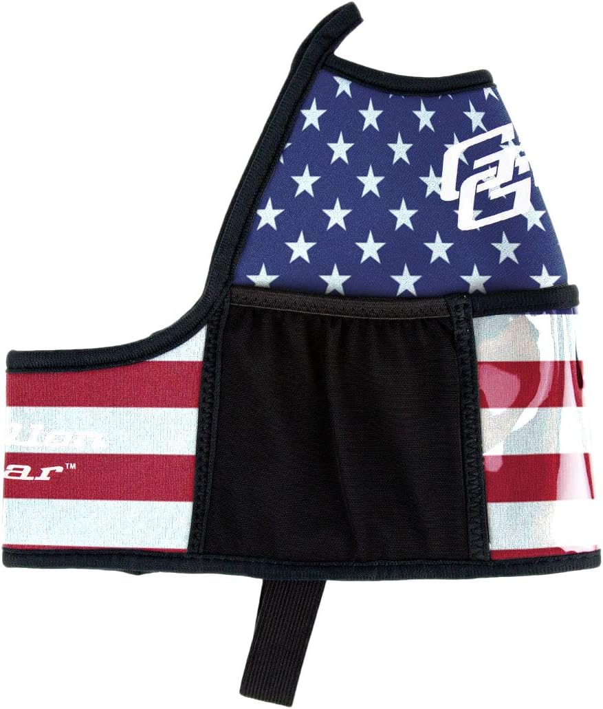 Gallon Gear 1 Gallon Large Water Bottle with Cover - BPA Free Plastic, Reusable Water Jug and Neoprene Cooling & Insulated Carrier with Storage Pockets (Black w/American Flag Cover)