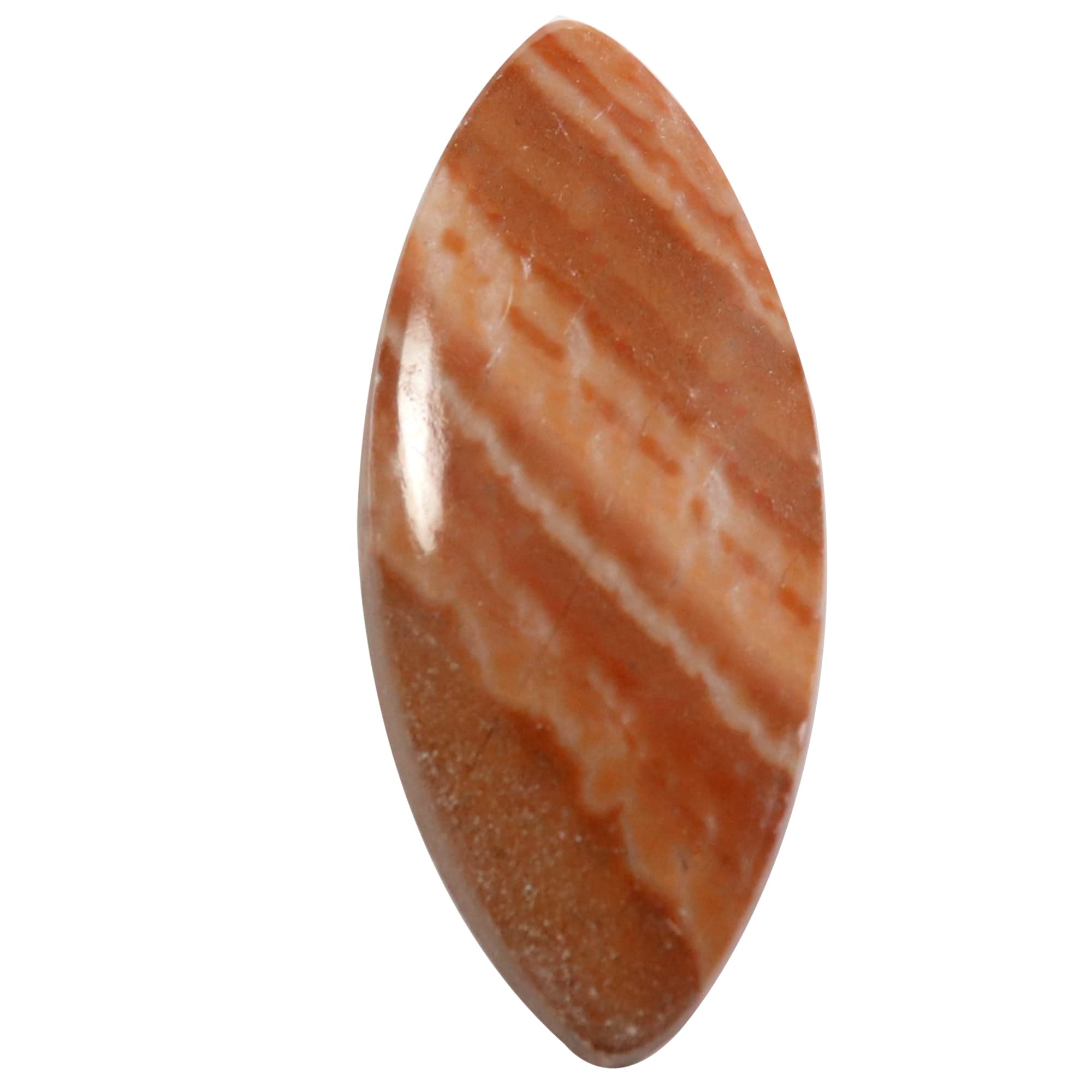 Pink Lace Agate Marquise Cabochon Natural Meditation Healing Gemstone 29.3cts QM59-image-0