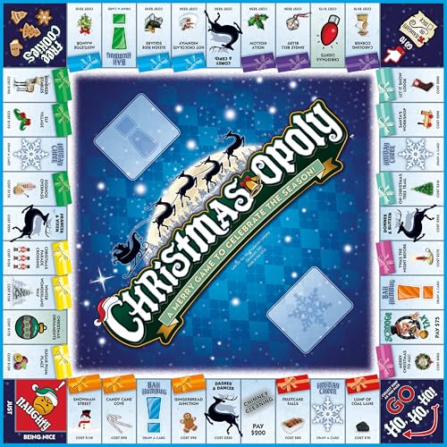 Christmas-Opoly juego de mesa edición estándar miniatura 4