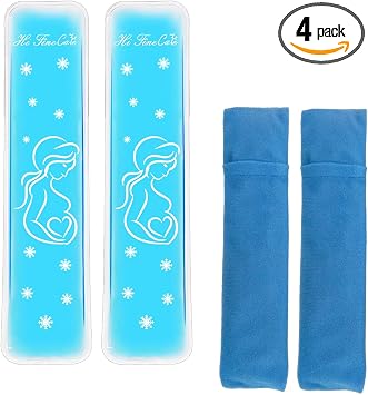 Postpartum Ice Pack for Recovery - Reusable Cold Therapy Pads, Soothing Relief for C-Section & Perineal Care Value Pack