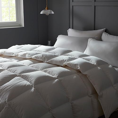 Miniatura 5 de BedTreat Luxury Goose Down Comforter Queen Size,Premium Hotel collecton Duvet Insert for All Seasons with Ultra-Soft 100% Organic Cotton Cover and 8