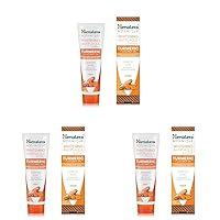 Himalaya Whitening Antiplaque Toothpaste with Turmeric + Coconut Oil for Brighter Teeth