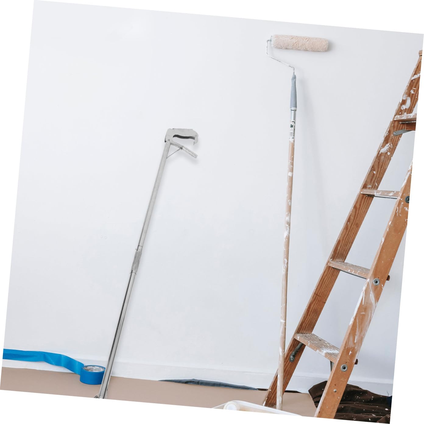 Pinza Plegable de Acero Inoxidable para Ancianos, Herramienta Multiusos Fácil Limpieza y Almacenamiento, Adecuado para Recoger Objetos Agarre Flexible