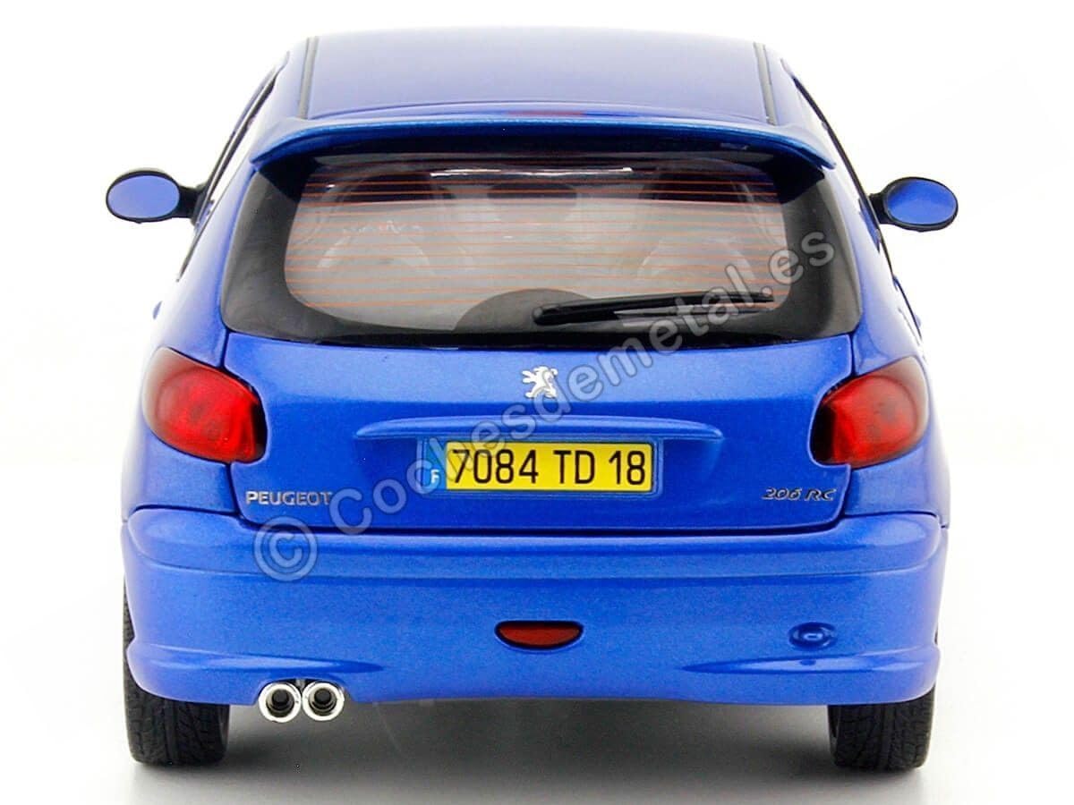 PEUGEOT 206 RC bleu recif de 2003 NOREV 1/18e 184724 EUR 89,99