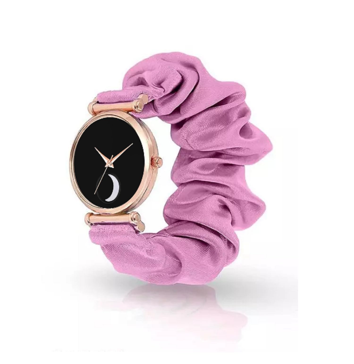 KIARVI GALLERY Analogue New Chand dial Fabric Strap Watch for Girls and Women(Brown) (Pink) (B0CFQTR8B3) Amazon Price History, Amazon Price Tracker