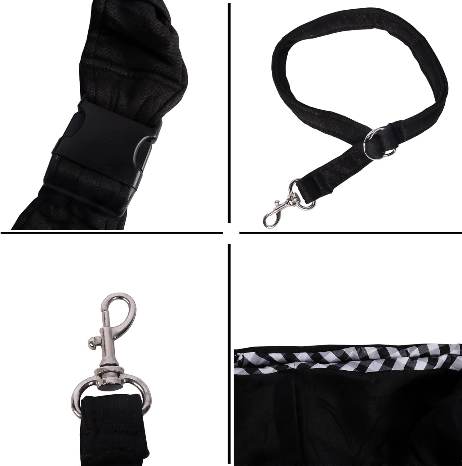 Borsa Trasportino Per Cani E Gatti Tracolla - Cotone, Regolabile, Fino A 7.5 Kg, Doppia Protezione - Foto 9