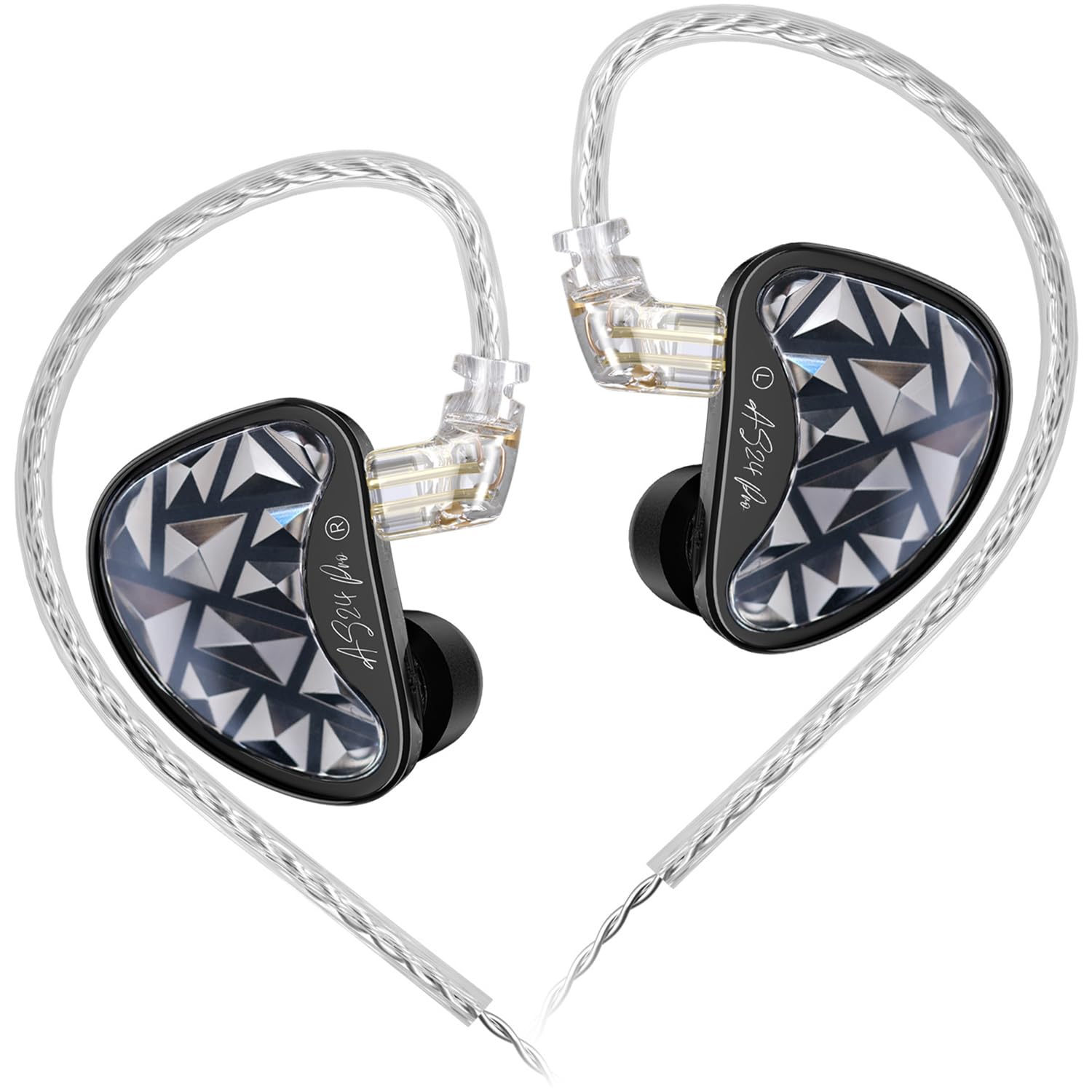 KZ AS24ハイブリッド型HIFIインナーイヤーモニター Amazon.co.jp: LINSOUL KZ AS24ハイブリッド型HIFI
