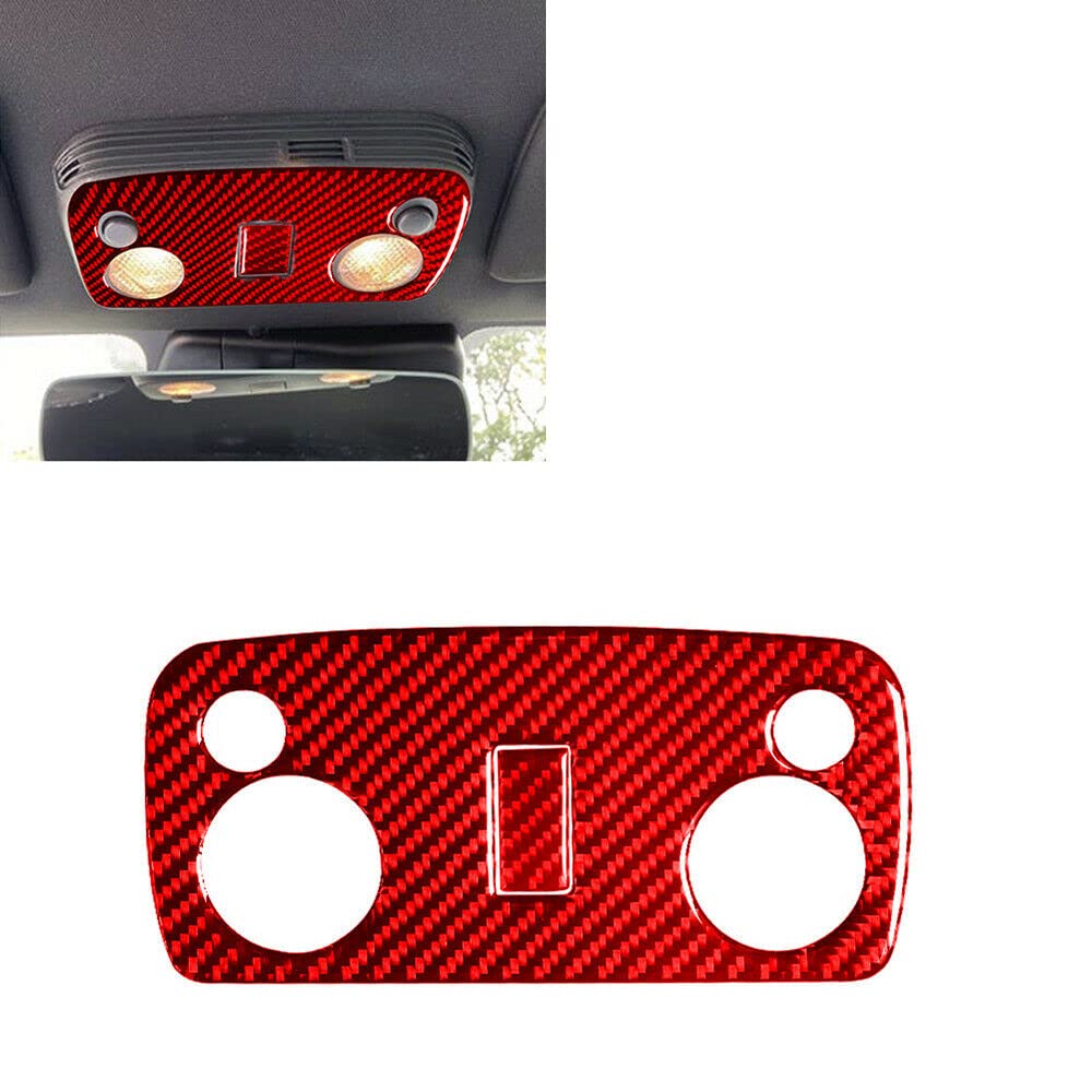 Car Interior Accessories 33PCS red Carbon Fiber Complete Set of Interior Decals Decorative Set for Ford Mustang 05-09 — view 9