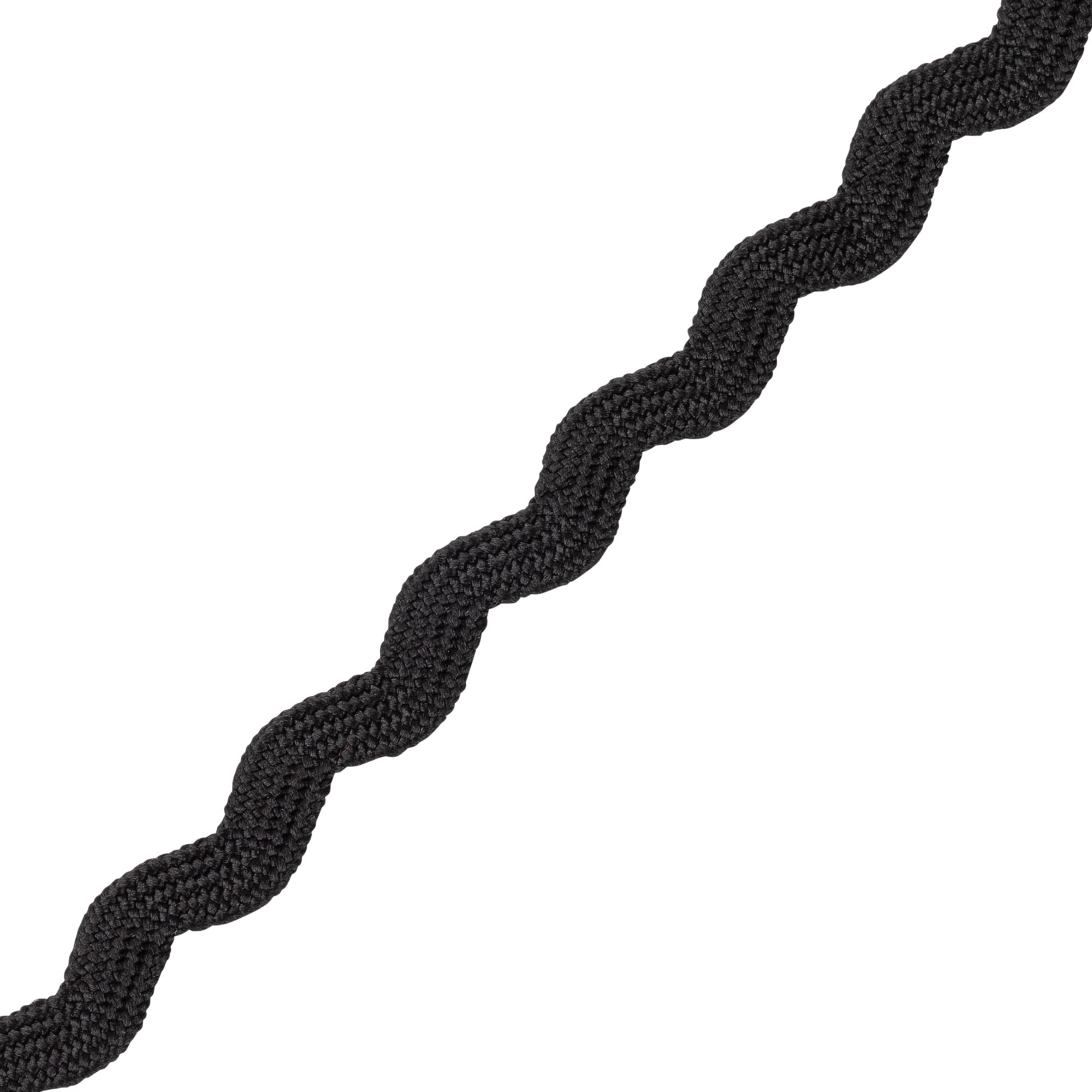 Narrow RIC Rac 4.5mm Wide Ribbon & Trimming for Sewing - Ribbons, Decorative Trimmings, Craft Ribbons & Trims,Fabric Edging, Christmas, Sewing & DIY Projects by Discount Fabrics LTD (Black,10m)