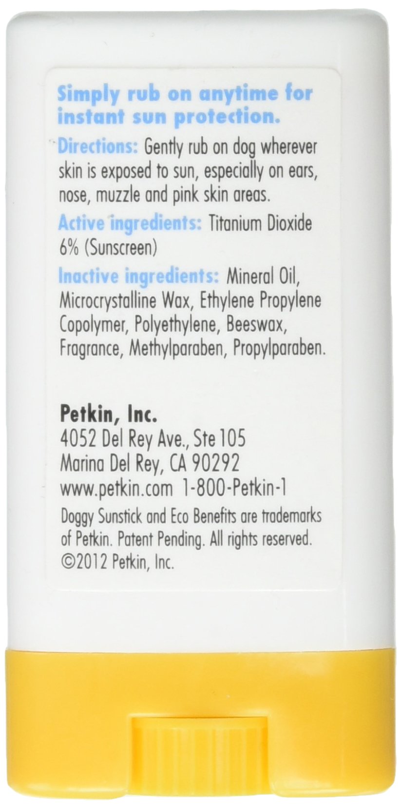 doggy sunstick